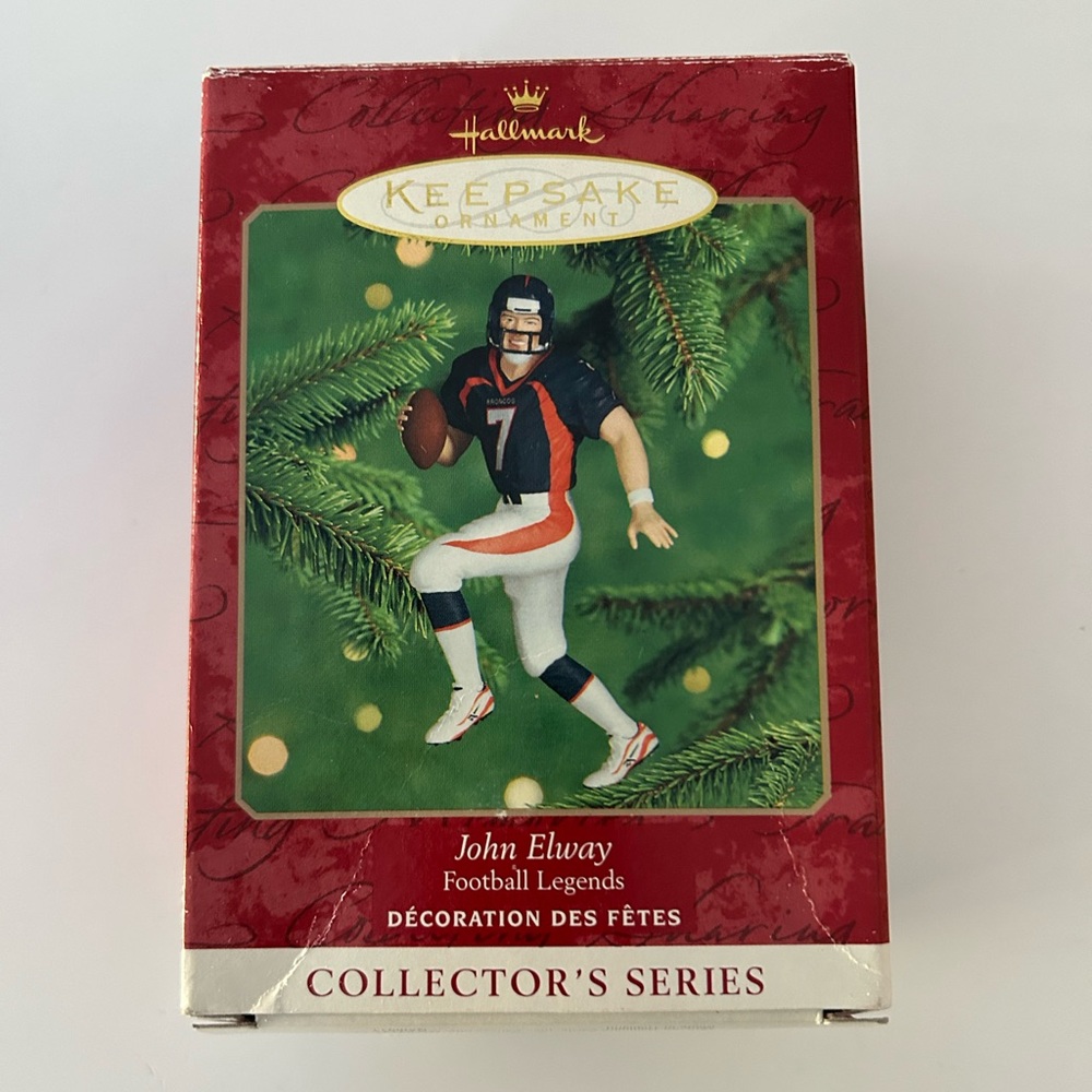 Hallmark NFL John Elway Ornament